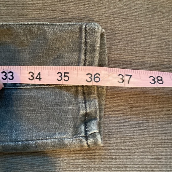 Express High Rise Hyper Stretch Ankle Jeans 12.5/13”W x 36”L - Picture 11 of 11